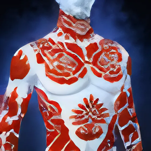 Fire Bloom Tattoo Chest icon