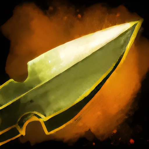 Oiled Orichalcum Dagger Blade