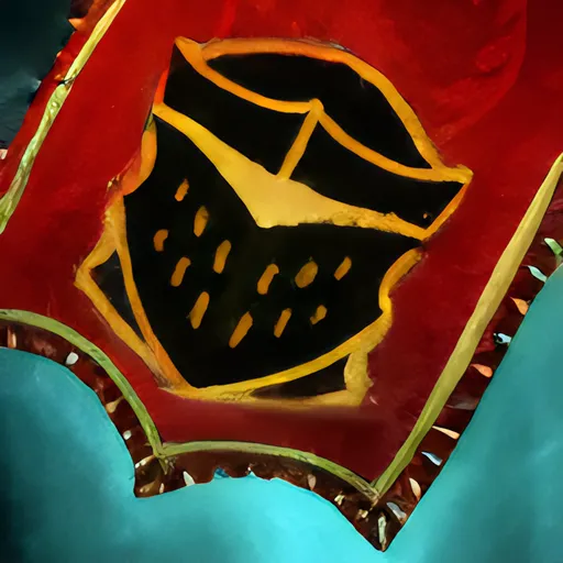 Knight's Embroidered Linen Insignia