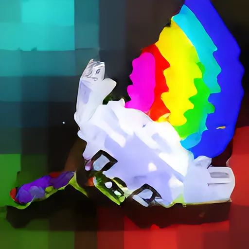 Super Rainbow Cloud Warhorn icon