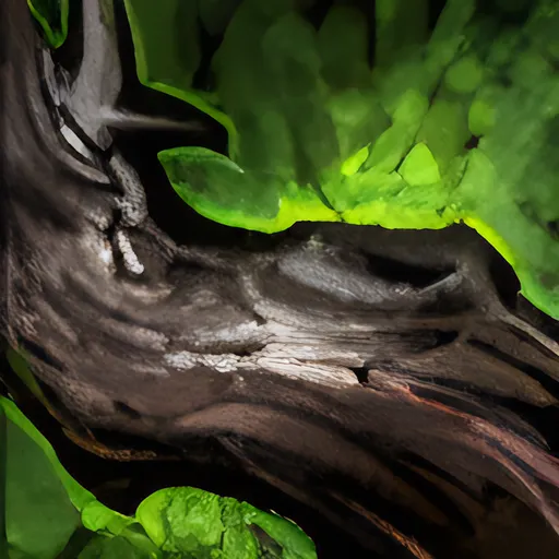 Ancient Wood Log