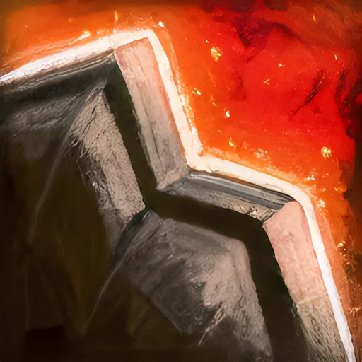 Weaponized Cured Thick Leather Square