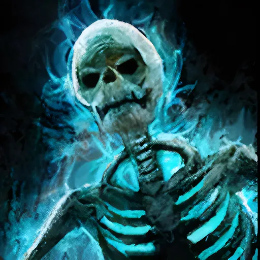 Mini Bradford the Skeleton Ghost
