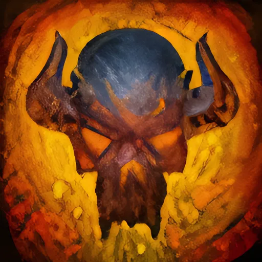 Lava Skull Backpack icon