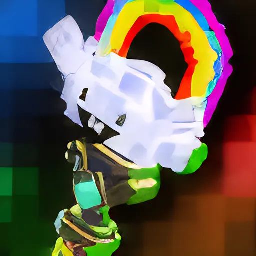 Super Rainbow Cloud Staff icon