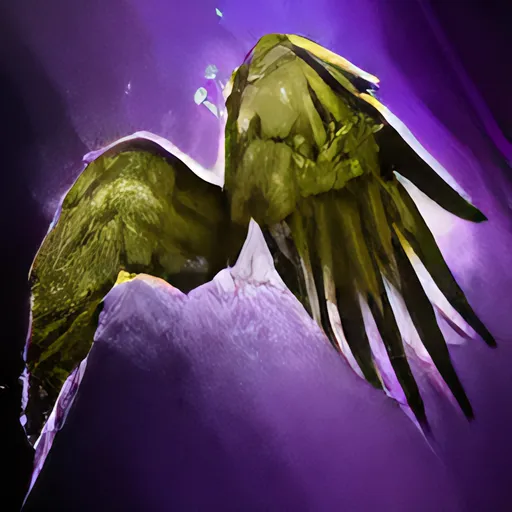 Golden Feather Wings Backpack icon