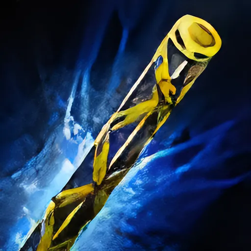 Lacquered Banner Pole