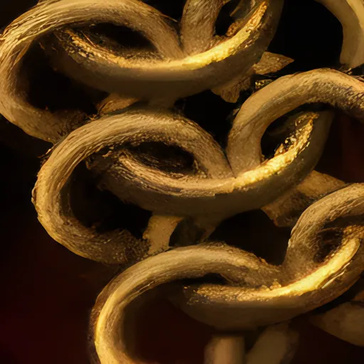 Bronze Chain Chest Panel