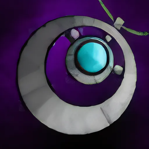 Chrysocola Platinum Amulet icon