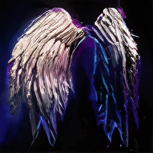 White Feather Wings Backpack icon
