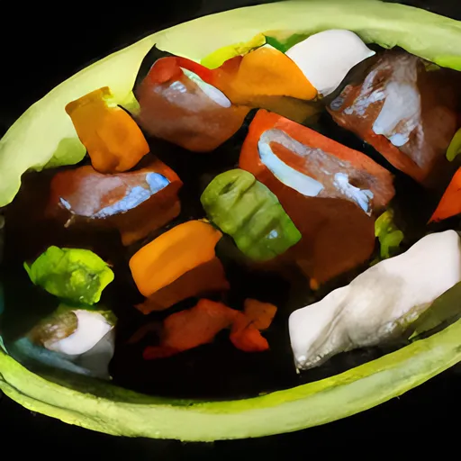 Bowl of Meat and Winter Vegetable Stew