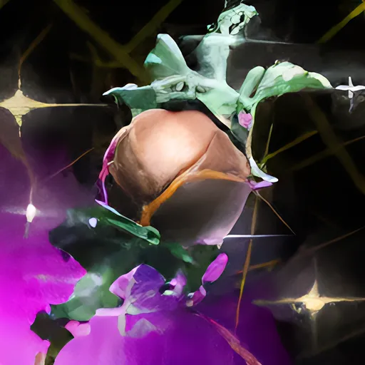 Glimmering Resin Scepter