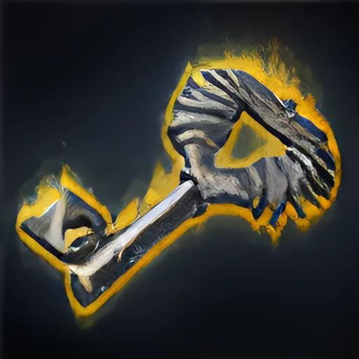 Black Lion Chest Key