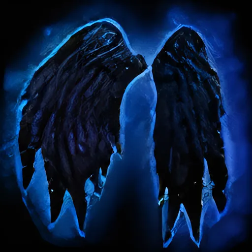 Black Feather Wings Backpack icon
