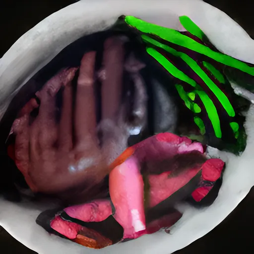 Plate of Steak and Asparagus Dinner