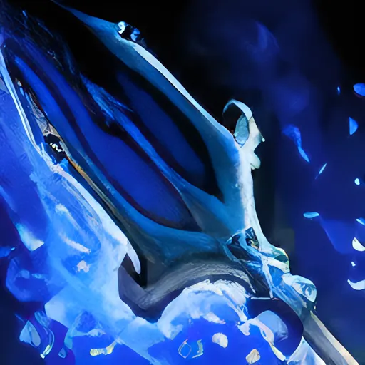 Cobalt Antique Trident