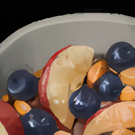 Bowl of Blueberry Apple Compote icon