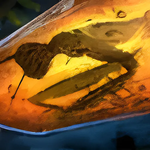 Ambrite Fossilized Mantis
