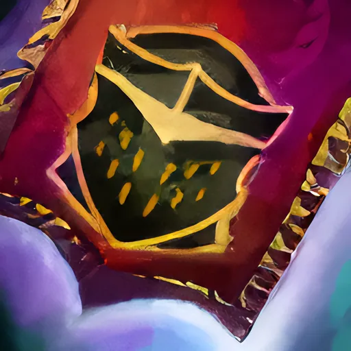 Knight's Intricate Linen Insignia