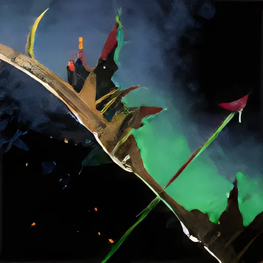 Scavenged Obsidian Longbow icon