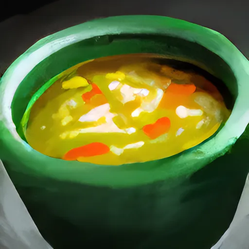 Bowl of Poultry and Winter Vegetable Soup