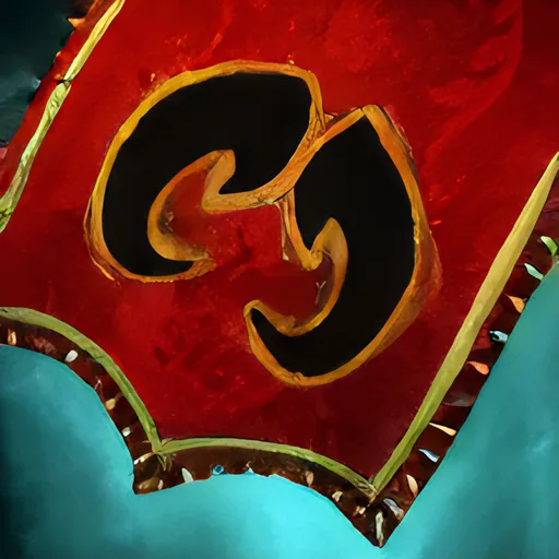 Berserker's Embroidered Linen Insignia